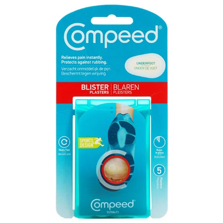 Compeed Επιθέματα Για Φουσκάλες Κάτω Από Το Πέλμα 5τμχ