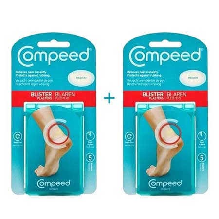 PROMO COMPEED 2x Μεσαία Επιθέματα Για Φουσκάλες Medium 5+5τεμ.