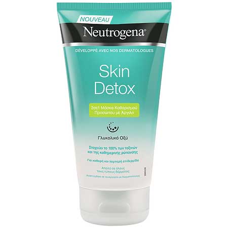 Neutrogena Skin Detox 2 in 1 Clay Wash Mask 150ml