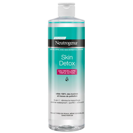 Neutrogena Skin Detox 3 σε 1 Micellar Νερό καθαρισμού 400ml