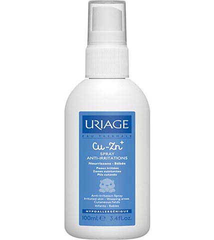 Uriage CU-ZN+Bebe Spray κατά των Ερεθισμών του Βρεφικού Δέρματος 100ml