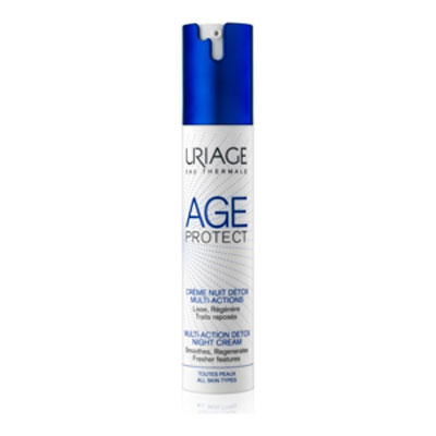Uriage Age Protect Multi-Action Detox Night Cream, Κρέμα Νύχτας Detox Πολλαπλών Δράσεων 40ml