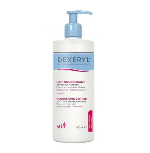 Dexeryl Λεπτόρρευστο Θρεπτικό Γαλάκτωμα για Ξηρό/Πολύ Ξηρό Δέρμα, 500ml