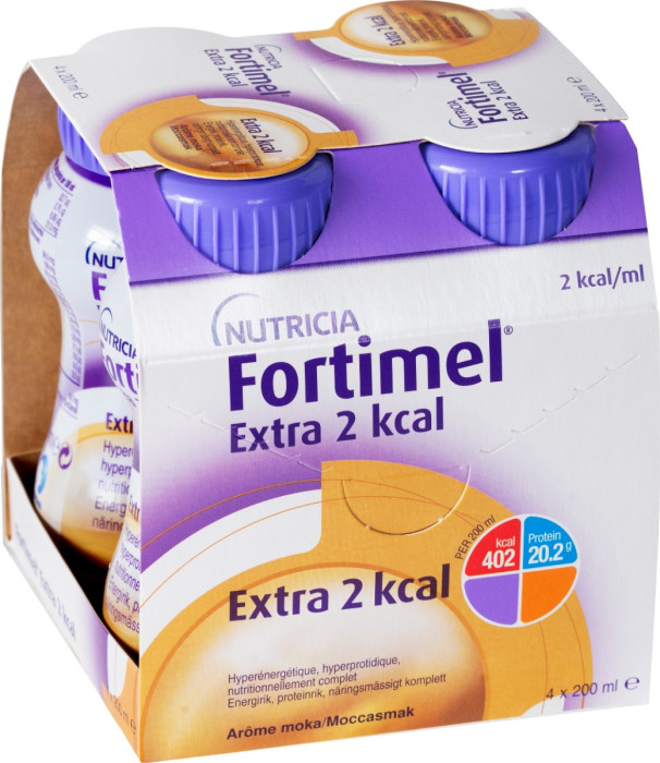 Fortimel Extra 2 KCAL 4 x 200ml Γεύση Καφέ