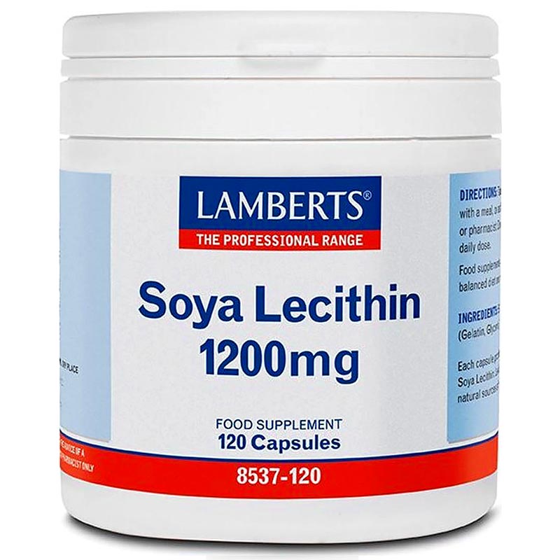 Lamberts Soya Lecithin 1200mg 120 κάψουλες