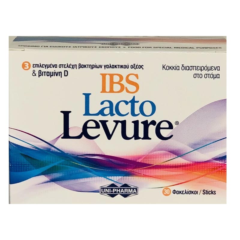 Uni-Pharma Lacto Levure IBS Συμπλήρωμα Προβιοτικών 30 Φακελίσκοι