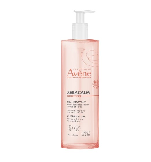 Avene Eau Thermale Τζελ Καθαρισμού Xeracalm Nutrition 750ml με Αντλία