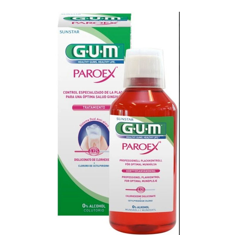 Sunstar GUM Paroex Intensive Action 0.12% Στοματικό Διάλυμα για Ενήλικες, 300ml