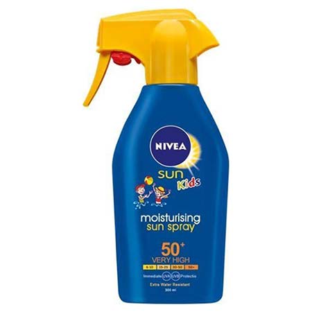 Nivea Kids Moisturising Trigger Sun Spray Παιδικό Αντηλιακό/Ενυδατικό Σπρέι SPF50+, 300ml