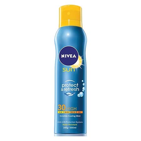 Nivea Sun Protect & Refresh Αντηλιακό Δροσιστικό Σπρέι SPF30 200ml