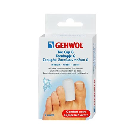 Gehwol Toe cap G/Μεσαίο, 2 τεμ. + Πούδρα Foot Powder 4gr