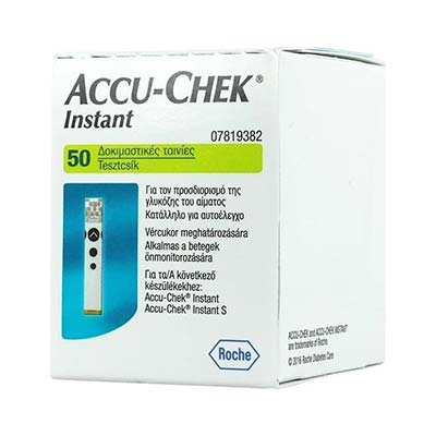 Accu-Chek Instant 50 Ταινίες Μέτρησης Σακχάρου