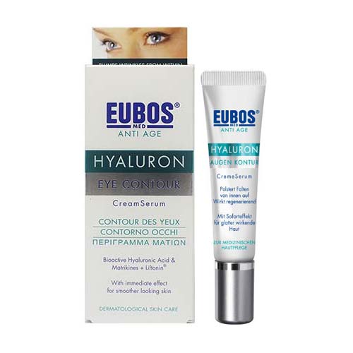 Eubos Anti Age Hyaluron Eye Contour Creme Serum, 15ml