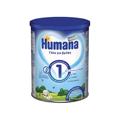 Humana Optimum 1 γάλα για βρέφη 0-6, 350gr