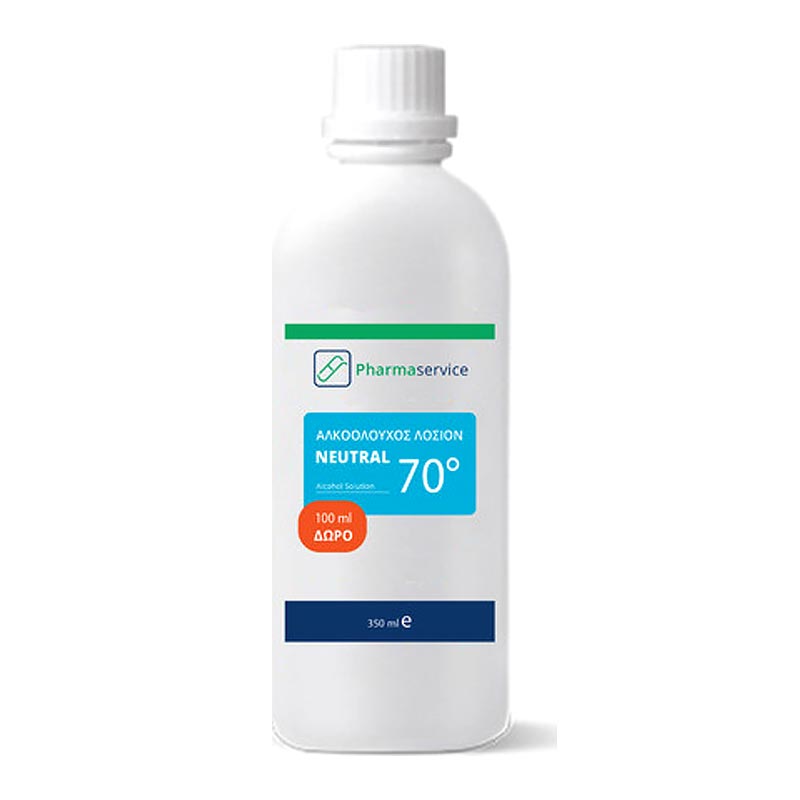 Pharmaservice Αλκοολούχος Λοσιόν Neutral 70ο 350ml