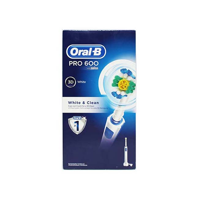 Oral-B PRO 600 White & Clean 3D Ηλεκτρική οδοντόβουρτσα