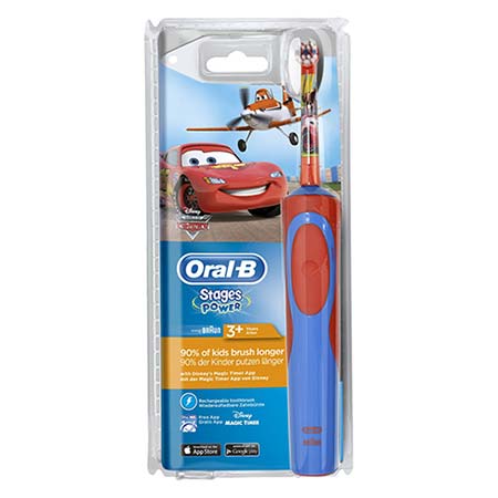 Oral-B Vitality Kids Stages Power Cars - Ηλεκτρική οδοντόβουρτσα για αγόρια 3+