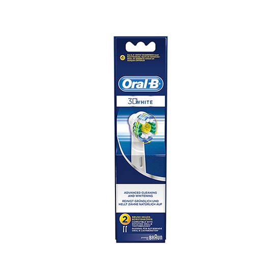 Oral-B 3D White Ανταλλακτικές Κεφαλές, 2τμχ