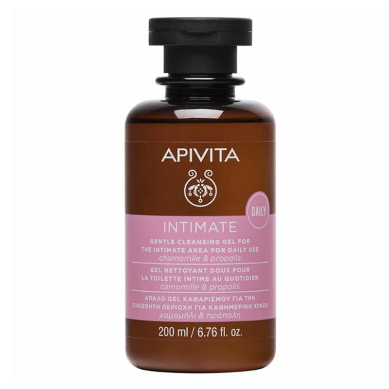 Apivita Intimate DAILY Απαλό gel καθαρισμού για την ευαίσθητη περιοχή με χαμομήλι & πρόπολη 200ml