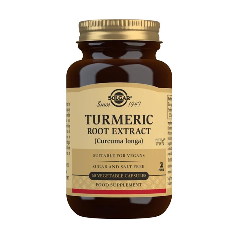 SOLGAR TURMERIC ROOT EXTRACT veg.caps 60s