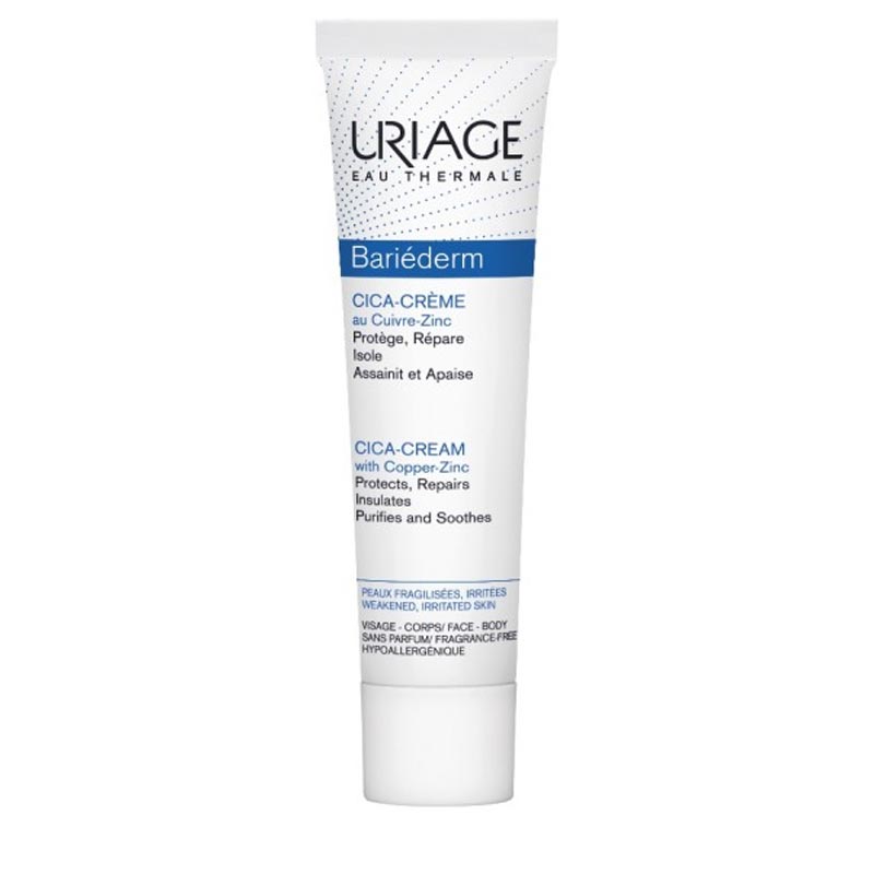 Uriage Bariederm Cica-Creme Reparatrice CU-Zn, Επανορθωτική Κρέμα για Ευαίσθητες Επιδερμίδες 40ml