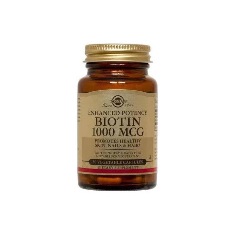 Solgar biotin 1000mcg 50 φυτικές κάψουλες