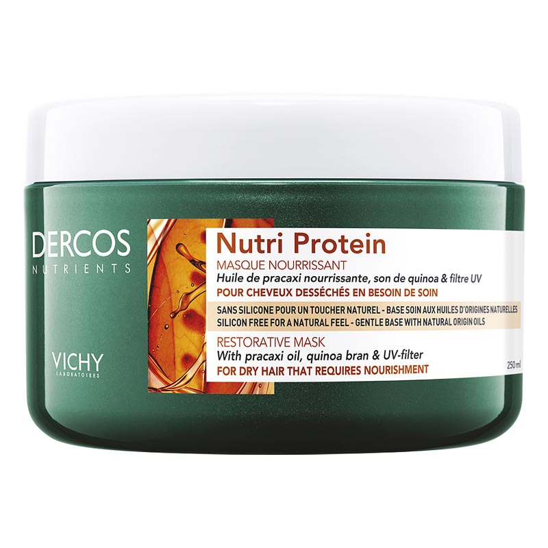 Vichy Dercos Nutri Protein Restorative Mask, Θρεπτική Μάσκα Αναδόμησης για Ξηρά Μαλλιά 250ml