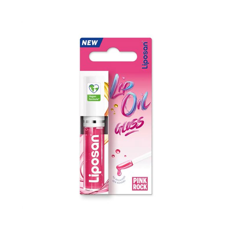 Liposan Lip Oil Gloss Pink Rock 5.5ml