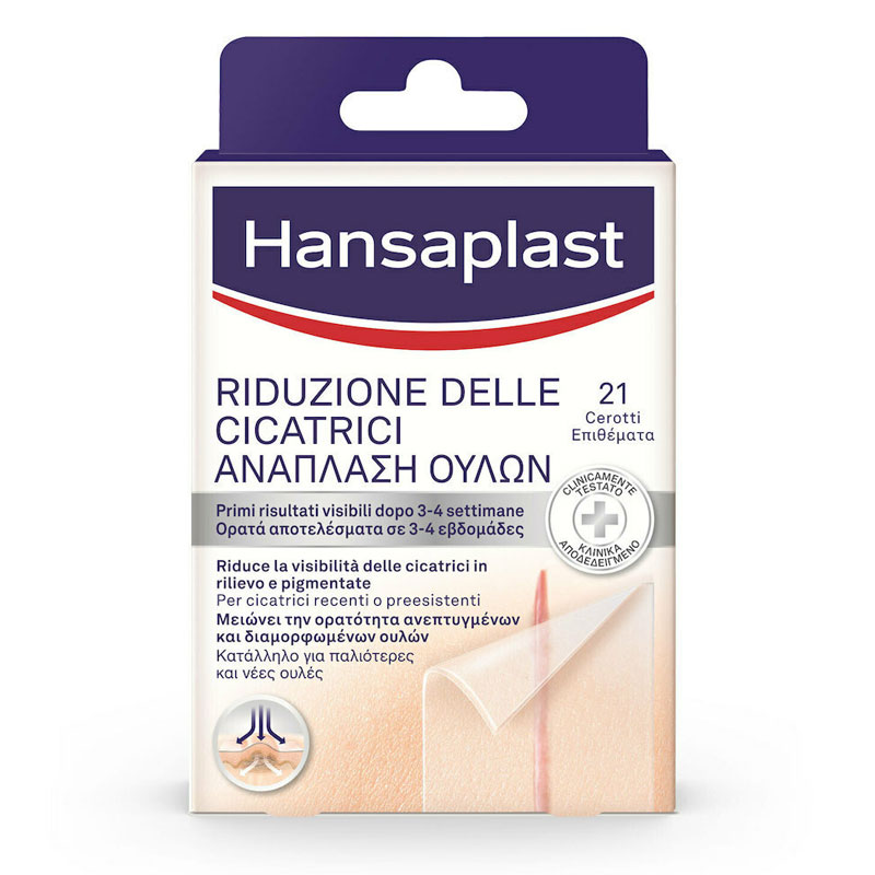 Hansaplast Scar Reducer Επιθέματα Ανάπλασης για Ουλές 21τμχ