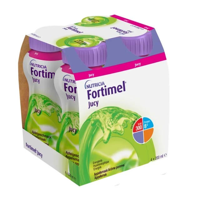 Nutricia Fortimel Jucy Μήλο 4 X 200ML