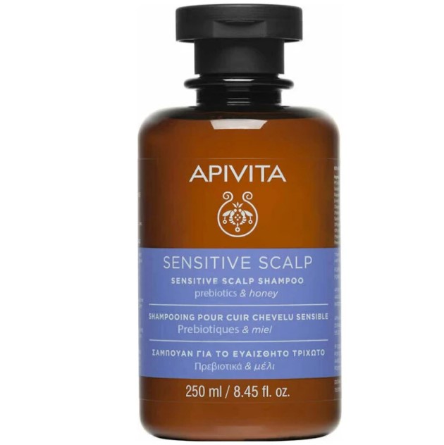 Apivita Sensitive Scalp Prebiotics & Honey Shampoo 250ml