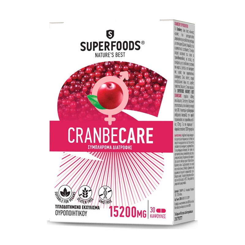 Superfoods CranbeCare 15200mg 30Caps