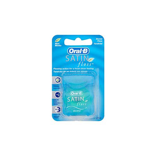Oral B Satin Floss Mint 25m