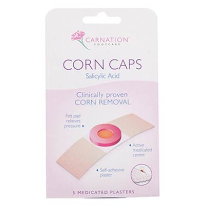 Carnation Corn Caps Επιθέματα Αφαίρεσης Κάλων με Σαλικυλικό Οξύ  5 τμχ