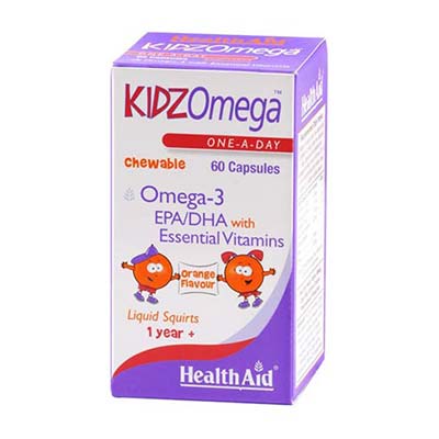 Health Aid KIDZ Omega 3 Chewable 60caps