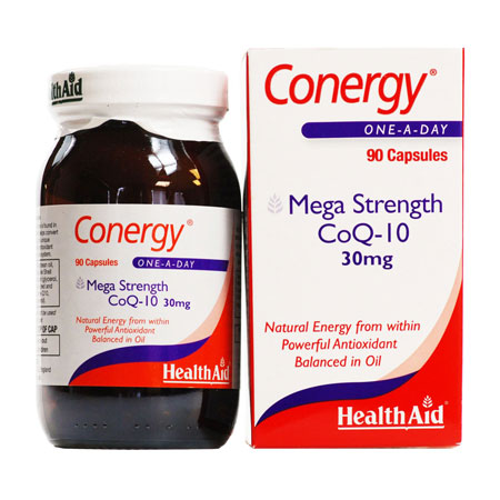 Health Aid Conergy CoQ-10 30mg 90caps