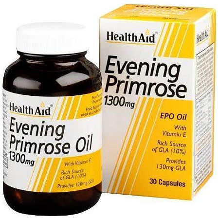 Health Aid Evening Primrose 1.3gr 30 Caps Έλαιο Νυχτολούλουδου