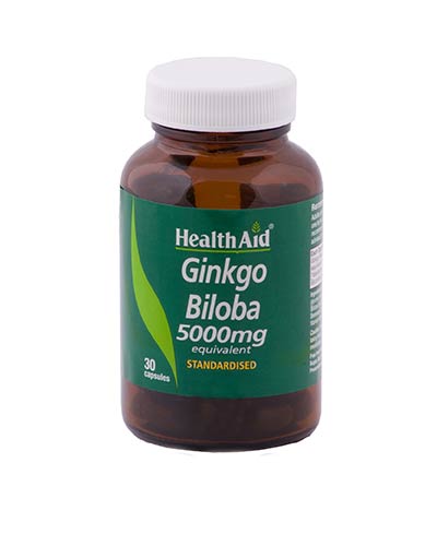 Health Aid Ginkgo Biloba 5000mg 30caps