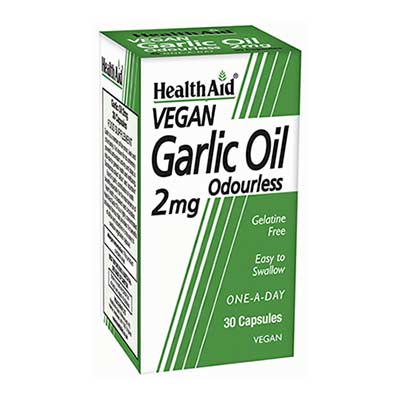 Health Aid Garlic Oil Odourless 2mg 30caps