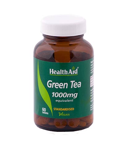 Health Aid Green Tea 1000mg 60tabs