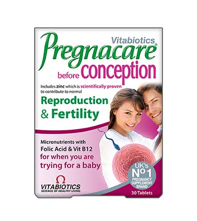 Vitabiotics Pregnacare BEFORE Conception 30 tabs