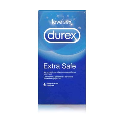 Durex Προφυλακτικά Extra Safe 6τεμ.