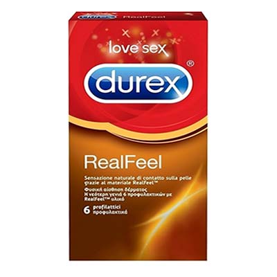 Durex Προφυλακτικά Real Feel 6 τμχ