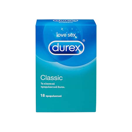 Durex Classic Προφυλακτικά 18τμχ