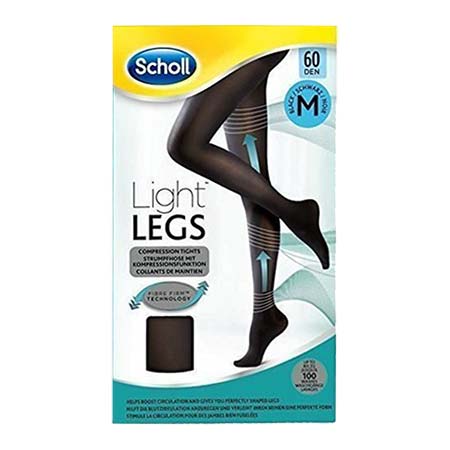 Scholl Light Legs Καλσόν Διαβαθμισμένης Συμπίεσης 60Den Μαύρο -M-