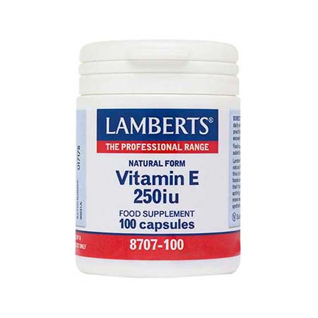 Lamberts Vitamin E 250iu Natural Form 100 caps