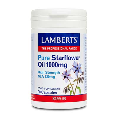 Lamberts Pure Starflower Oil 1000mg 90 caps