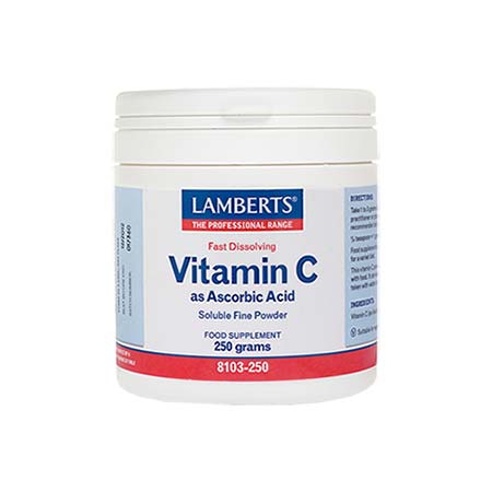 Lamberts Vitamin C as Ascorbic Acid 250 gr