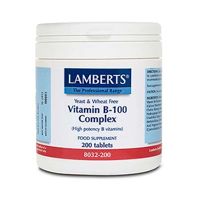 Lamberts Vitamin B-100 Complex 200tabs