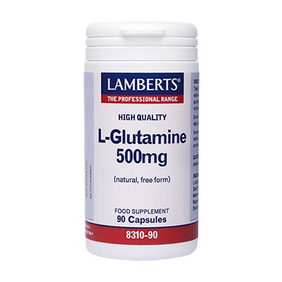 Lamberts L-Glutamine 500mg 90 caps